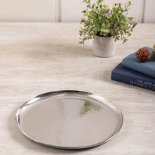 Pure Home + Living Hammered Round Bar Tray