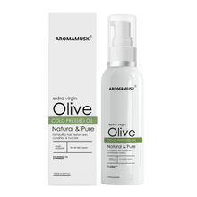 AromaMusk 100% Pure Cold Pressed Extra Virgin Olive Oil For Hair And Skin