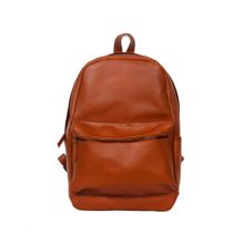 Celtic Genuine Leather Shoulder Office Backpack - Tan