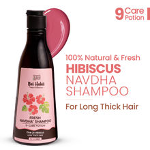 Nat Habit Five Oil Hibiscus Shampoo For Long Thick Hair, Sulphate Free Shampoo For Hair Fall Control