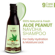 Nat Habit Aloevera Navdha Shampoo, Daily Soft & Moisture Lock Shampoo For Dry And Frizzy Hair