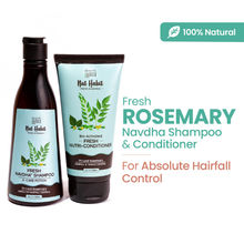 Nat Habit Trileaf Rosemary Shampoo & Conditioner For Hair Fall Control, Dry & Damaged Hair