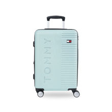 Tommy Hilfiger Unisex Cabin Hard Rockfill X Luggage Trolly Bag - Blue