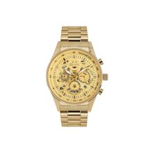 Unltd. By Timex 43 mm Multifunction Gold Dial Men Chrono Watch (UNG010002) (M)