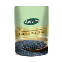 Happilo Premium Raw Organic Holy Basil (Sabja) Seeds