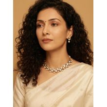 PAYA MYSTIC HARMONY - Kundan and Pearl Necklace Set - Small