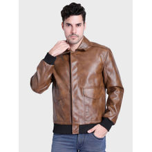 Justanned Dual Bomber Leather Jacket