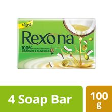 Rexona Coconut And Olive Oil Soap Pack of 4 Save Rs 10