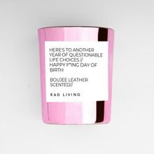 Rad Living Bougee Leather Scented