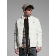 Jack & Jones Jack and Jones White Regular Fit Quilted Jacket