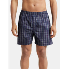 Jockey 1222 Men Cotton Woven Checkered Boxer Shorts - Assorted Checks