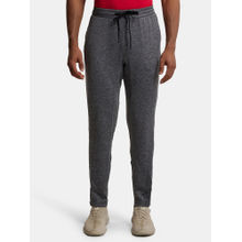 Jockey SP16 Men Soft Touch Microfiber Elastane Active Wear Trackpants - Grey Marl