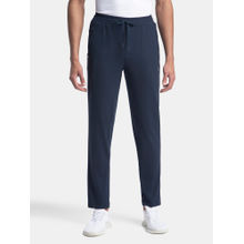 Jockey SP16 Men Soft Touch Microfiber Elastane Active Wear Trackpants - Navy