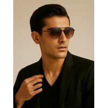 IDEE Brown Gradient Lens Square Sunglass Full Rim Shiny Brown Frame (54)