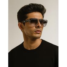 IDEE Grey Square 100% Uv Protected Sunglasses For Men Size 57
