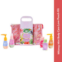 Whimsy Beauty Safe & Organic Mini Body Care Love Pouch Kit For Kids & Teens - Pack Of 5