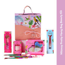 Whimsy Beauty Safe & Organic Pretty Hang Bag Beauty Kit For Kids & Teens - Pack Of 9