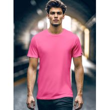 Bewakoof Men's Pink T-shirt