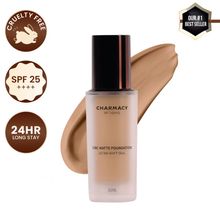 Charmacy Milano Matte Foundation - 09 - 24Hr, SPF25, Waterproof, Full Coverage, Lightweight, HD Finish