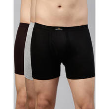 Dixcy Scott Mens Legend Trunk Regular Fit Solid Innerwear (pack Of 3)