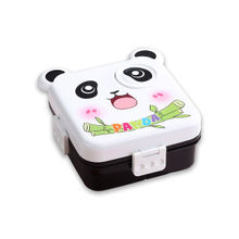 Little Surprise Box Black Panda 2 Decker Lunch Box For Kids