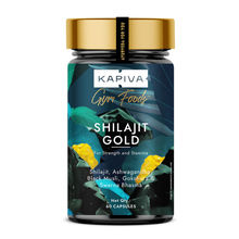 Kapiva Shilajit Gold Capsules Contains Himalayan Shilajit Ashwagandha & Gokshura
