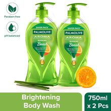 Palmolive Orange Essential Oil & Lemongrass Aroma Morning Boost (Tonic) Body Wash - Pack of 2