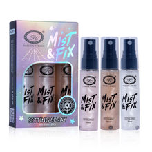 FASHION COLOUR Mist & Fix Setting Spray - Set of 3