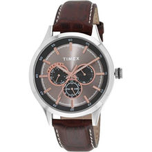 Timex Round 21mm Grey Dial Analog Men Watch - TW000T309