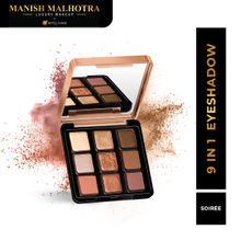 Manish Malhotra 9 in 1 Eyeshadow Palette - Matte, Metallic & Foil Finishes