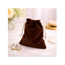The Big Trove Brown Suede Jewellery & Multi-Purpose Organizer Pouch