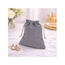 The Big Trove Grey Suede Jewellery & Multi-Purpose Organizer Pouch