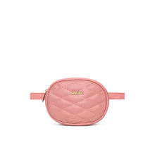 KLEIO Quilted Bum Waist Belt Pouch Peach Sling Bag (HO8021KL-PE)
