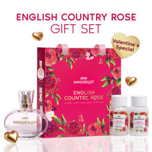 Wanderlust Valentine's Fragrance Mini Gift Set English Country Rose (Edp, Body Lotion & Shower Gel)