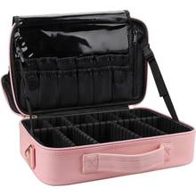 MAKEUP BY SITI Cosmetic Bag, Makeup Organizer Bag - Baby Pink