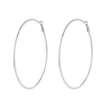 Accessorize London Women's Large Simple Hoop Earring