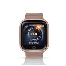Syska Accessories SW100 Smart Watch with 15 Days Battery, IP68 Water Resistance (Rose Gold)