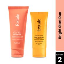 Foxtale Bright Start Duo Tan Removal + Sun Protection