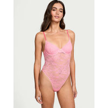 Victoria's Secret Pink Tease Lace Demi Bodysuit