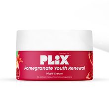 Plix 1.20% Retinol & 1% Bakuchi Oil Pomegranate Anti Ageing Night Cream, Reduce Fine Line & Wrinkles
