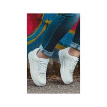 Shoetopia Women White Casual Sneakers