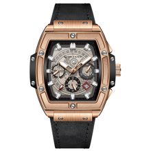 Giordano Men Grey Dial Leather Black Strap Analog Watch-GZ-50098-02