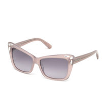 Swarovski Sunglasses Grey Cat Eye Women Sunglasses SK0103 56 78B