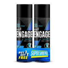 Engage Mate Perfume, Citrus & Fresh, Skin Friendly (Pack of 2) For Him