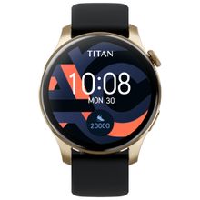 Titan Black Talk Touch Screen Smart Watch with Amoled Display