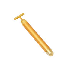 Gorgio Professional Beauty Bar Gold T-shaped Massager (Multi...