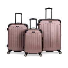 Kenneth Cole Renegade Abs Expandable Rose Gold Trolley Bags