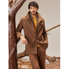 CRIMSOUNE CLUB Men Brown Overcoat