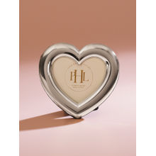 Pure Home + Living Silver Heart Shaped Photo Frame