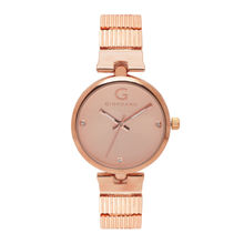 Giordano Analog Rose Gold Dial Women's Watch - A2058-44